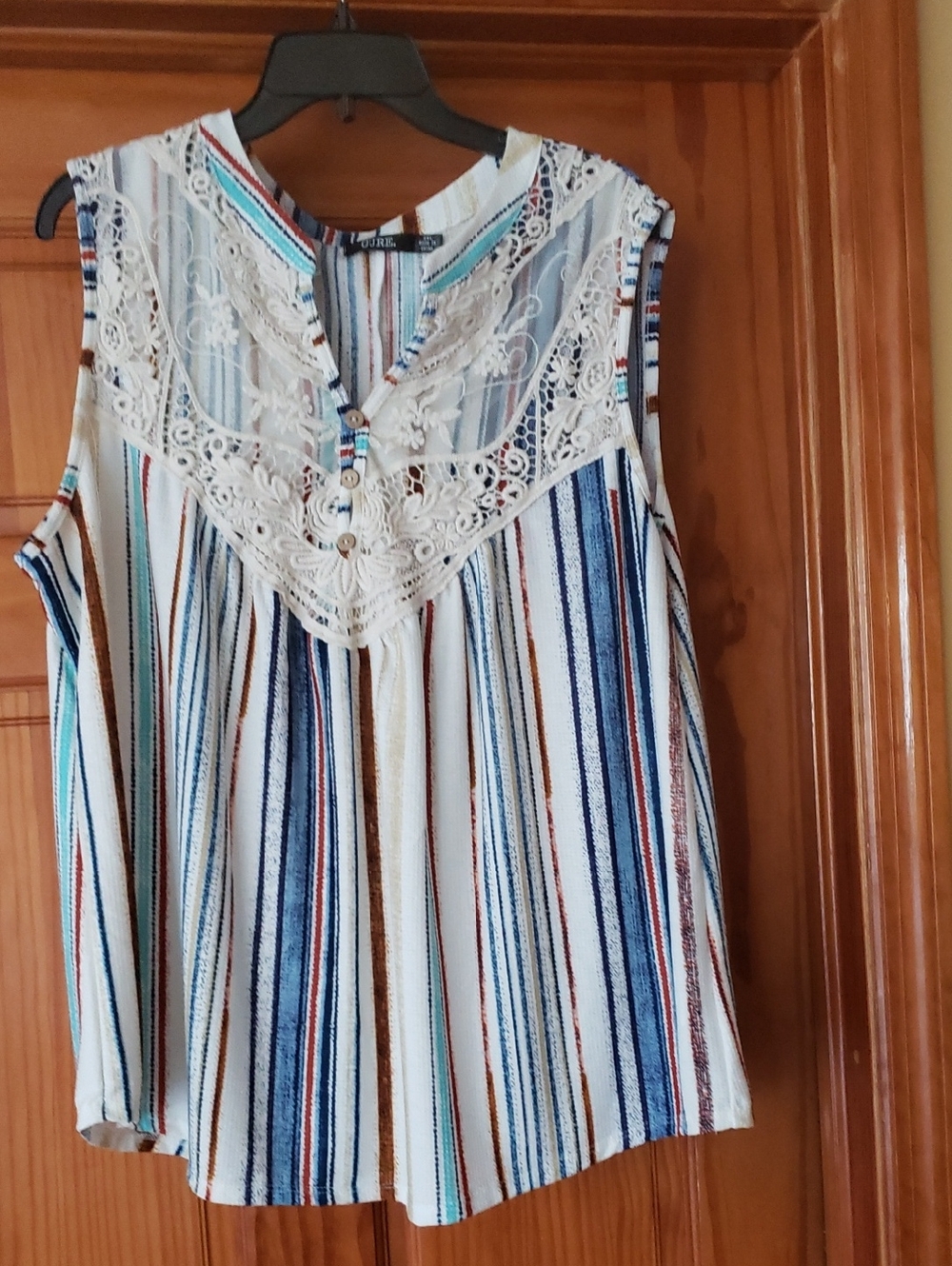 Top Tunic Womens Lace 2XL